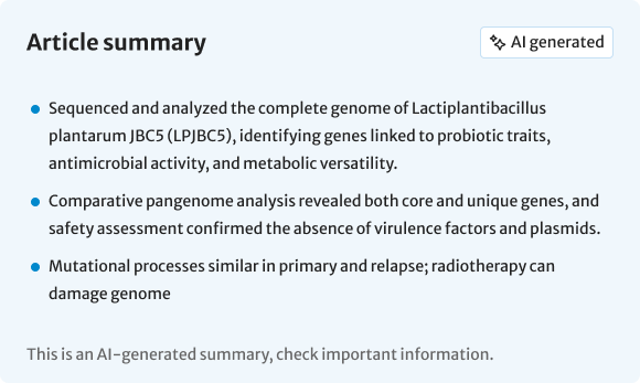 AI generated label placed in the top-right corner of an article summary.